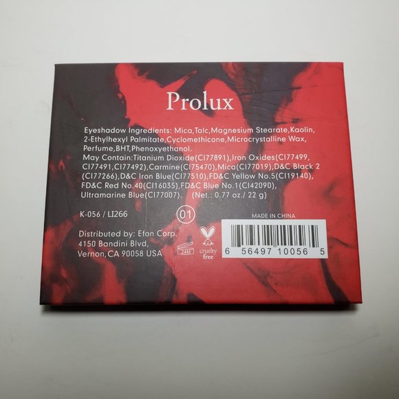 Eyeshadow Palette Mega Magma 18 Colors Prolux - Picture 7 of 7